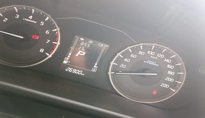 2022 Maruti BREZZA VXI AT SMART HYBRID, Petrol, Automatic, 26,900 km, interior