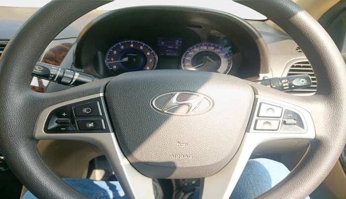 2012 Hyundai Verna FLUIDIC 1.6 VTVT SX, Petrol, Manual, 55,642 km, interior