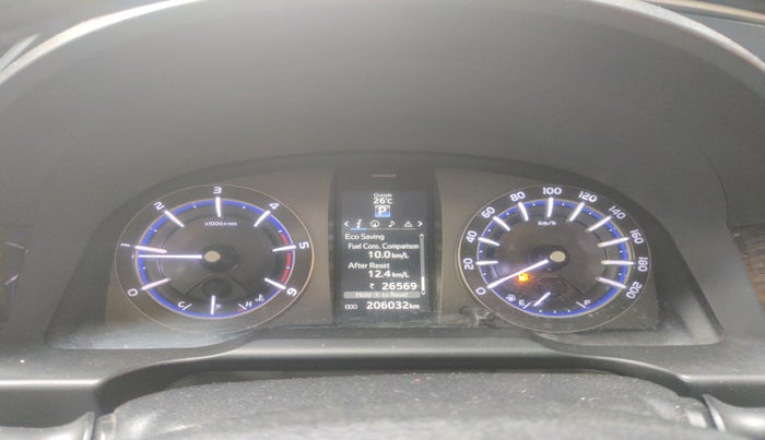 2016 Toyota Innova Crysta 2.8 ZX AT 7 STR, Diesel, Automatic, 2,06,032 km, interior