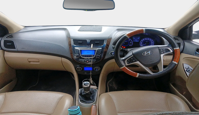 2012 Hyundai Verna FLUIDIC 1.6 CRDI SX OPT, Diesel, Manual, 76,225 km, interior
