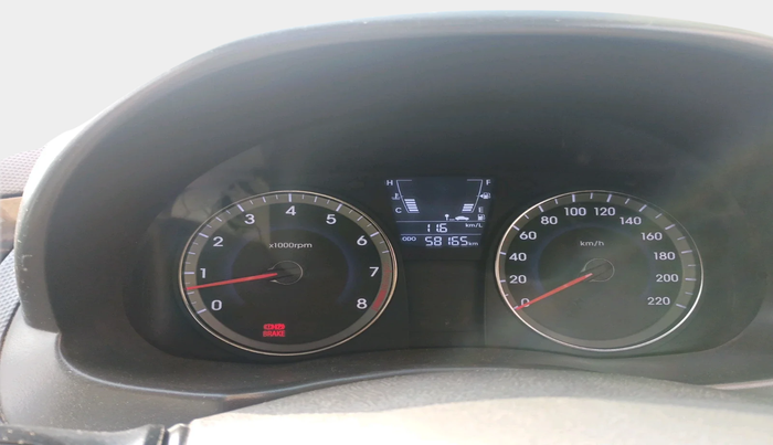 2012 Hyundai Verna FLUIDIC 1.6 VTVT EX, Petrol, Manual, 58,165 km, interior