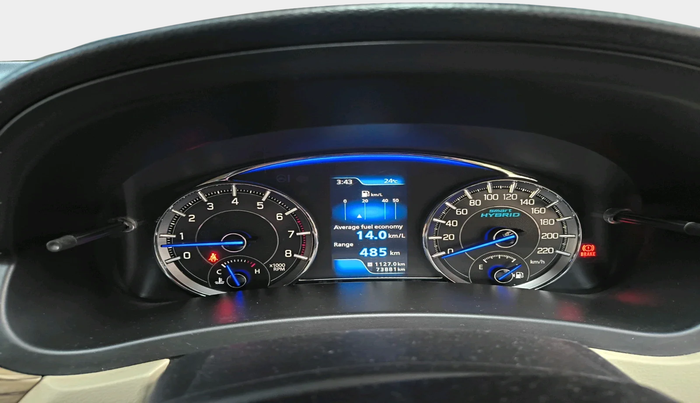 2021 Maruti Ciaz ALPHA 1.5 SHVS PETROL, Petrol, Manual, 73,881 km, interior