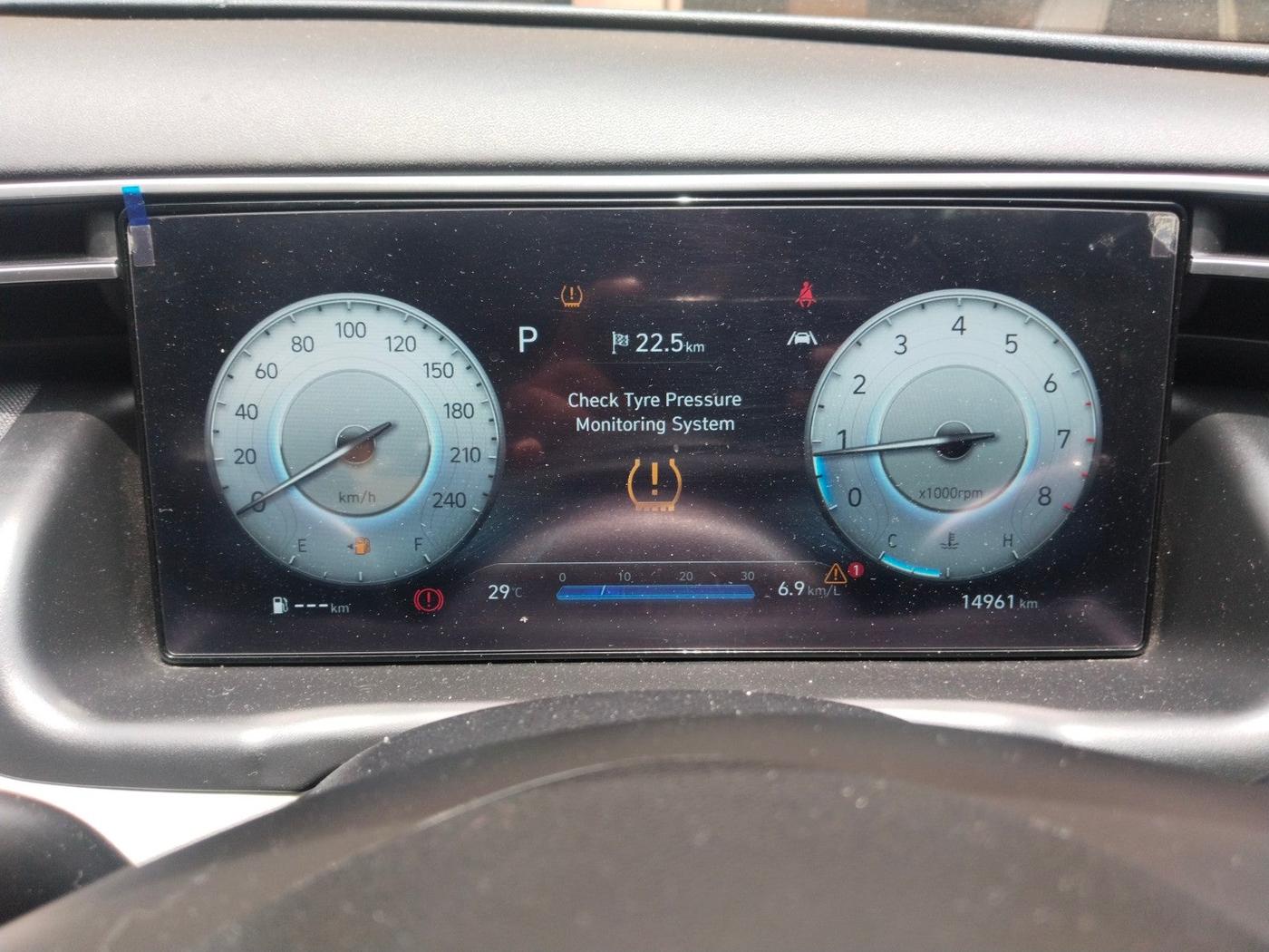2023 Hyundai Tucson SIGNATURE 2.0 AT PETROL, Petrol, Automatic, 14,961 km, interior