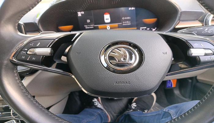 2022 Skoda SLAVIA STYLE 1.0L TSI AT, Petrol, Automatic, 20,769 km, interior