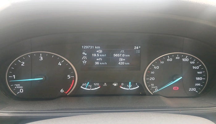 2019 Ford Ecosport TITANIUM 1.5L DIESEL, Diesel, Manual, 1,29,731 km, interior