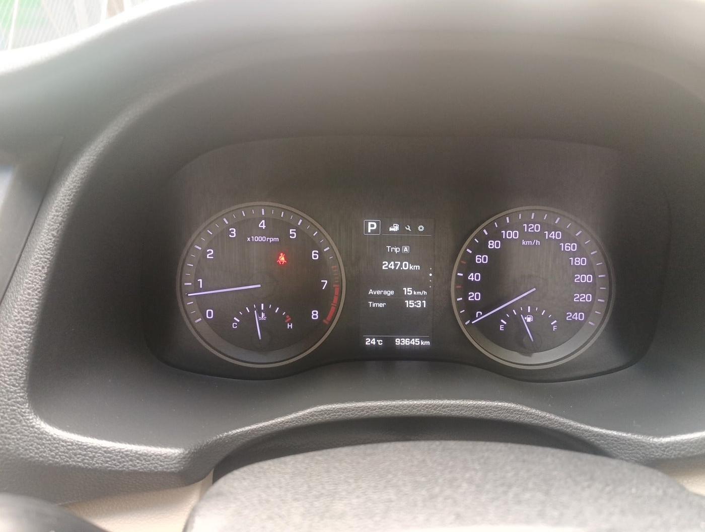 2018 Hyundai Tucson GLS 2WD AT PETROL, Petrol, Automatic, 93,645 km, interior