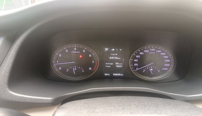 2018 Hyundai Tucson GLS 2WD AT PETROL, Petrol, Automatic, 93,645 km, interior