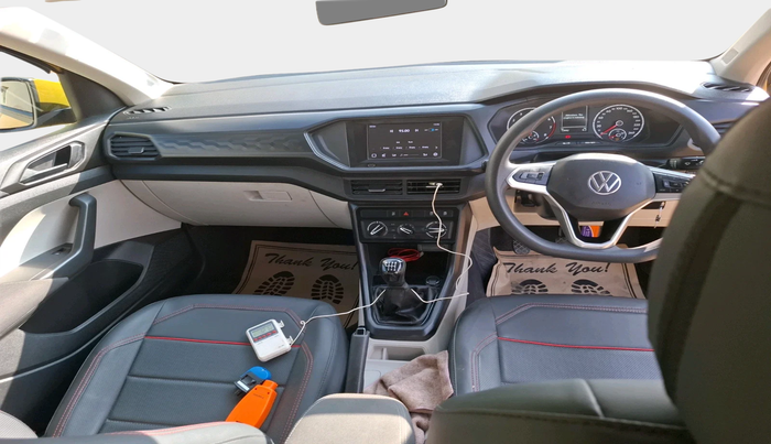 2022 Volkswagen TAIGUN COMFORTLINE 1.0 TSI MT, Petrol, Manual, 12,042 km, interior