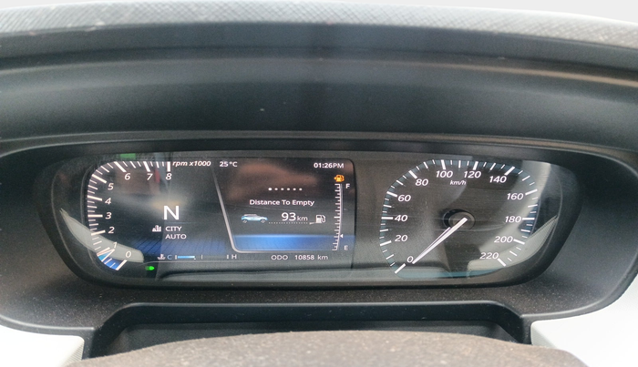 2024 Tata PUNCH Creative Flagship Dual Tone AMT, Petrol, Automatic, 10,858 km, interior