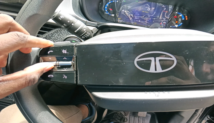 2024 Tata NEXON Creative Plus S 1.2 Revotron 6AMT Dark Edition, Petrol, Automatic, 5,521 km, interior