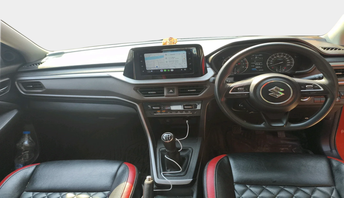 2023 Maruti BREZZA ZXI SMART HYBRID DUAL TONE, Petrol, Manual, 34,510 km, interior