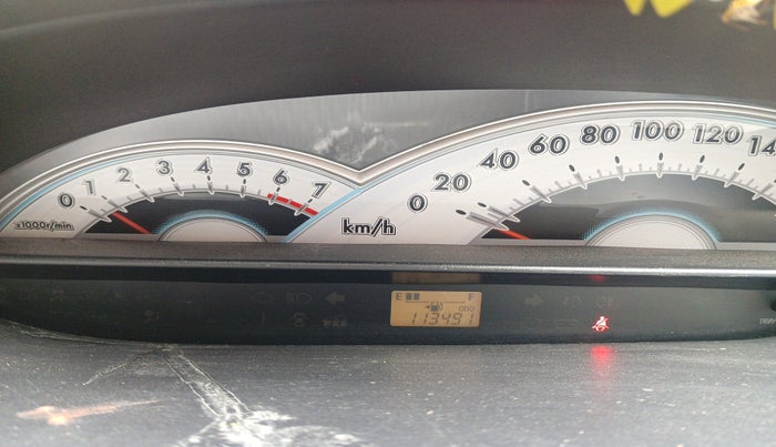 2011 Toyota Etios V, Petrol, Manual, 1,13,491 km, interior