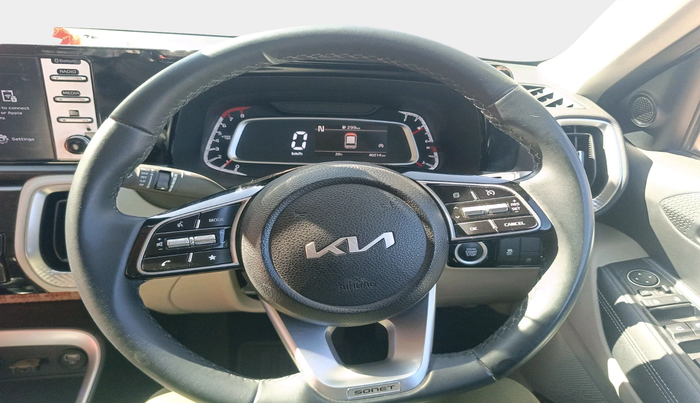 2023 KIA SONET HTX 1.0 TURBO PETROL IMT, Petrol, Manual, 40,214 km, interior
