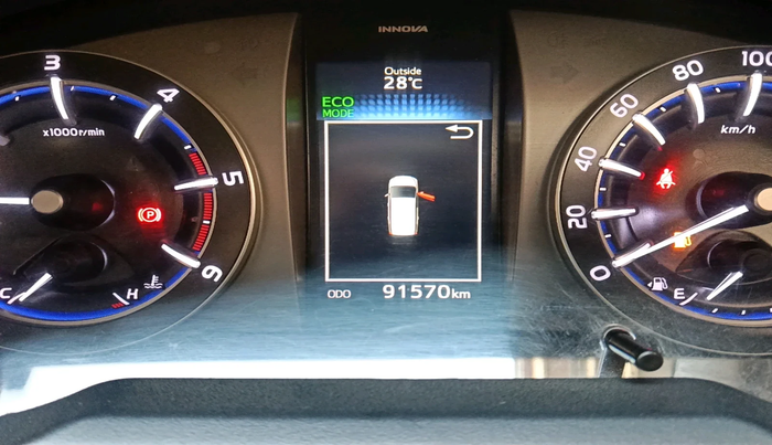 2016 Toyota Innova Crysta 2.4 ZX 7 STR, Diesel, Manual, 91,570 km, interior