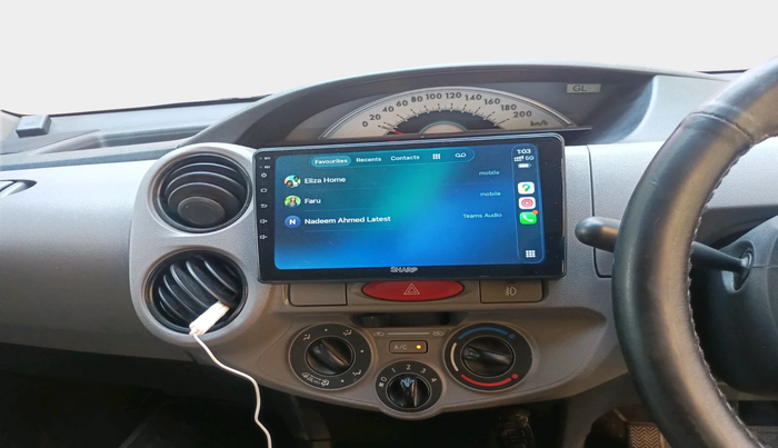 2011 Toyota Etios Liva G, Petrol, Manual, 69,767 km, interior