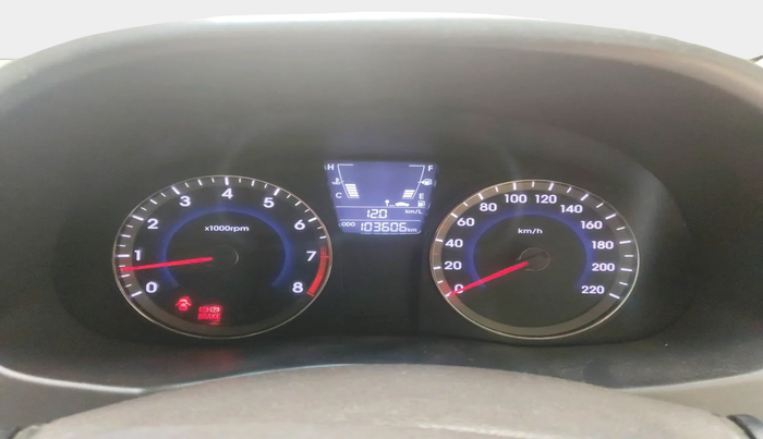 2016 Hyundai Verna 1.6 VTVT SX, Petrol, Manual, 1,03,606 km, interior