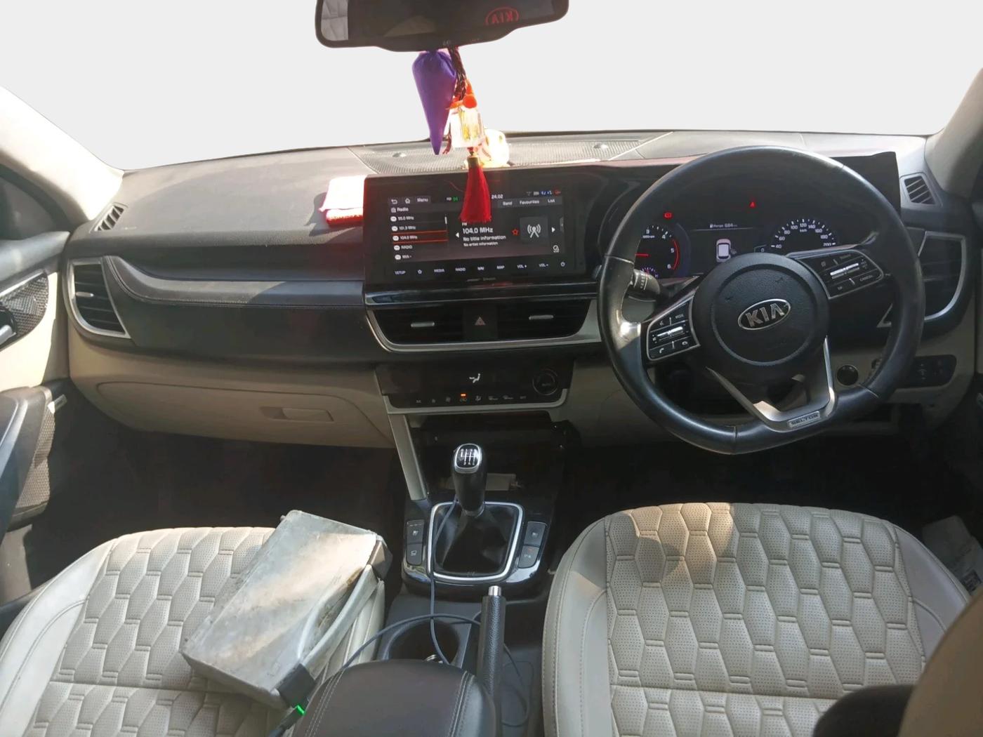 2020 KIA SELTOS HTX PLUS 1.5 DIESEL, Diesel, Manual, 1,22,544 km, interior