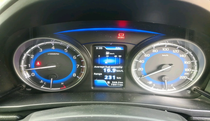 2018 Maruti Baleno ALPHA PETROL 1.2, Petrol, Manual, 75,511 km, interior