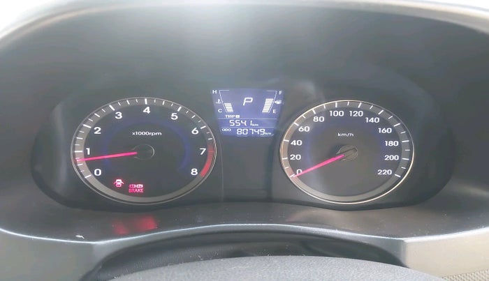 2013 Hyundai Verna FLUIDIC VTVT 1.6 EX AT, Petrol, Automatic, 80,749 km, interior