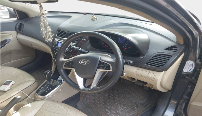 2013 Hyundai Verna FLUIDIC VTVT 1.6 EX AT, Petrol, Automatic, 80,749 km, interior