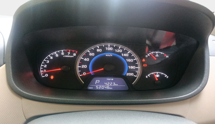 2017 Hyundai Grand i10 SPORTZ (O) AT 1.2 KAPPA VTVT, Petrol, Automatic, 52,046 km, interior
