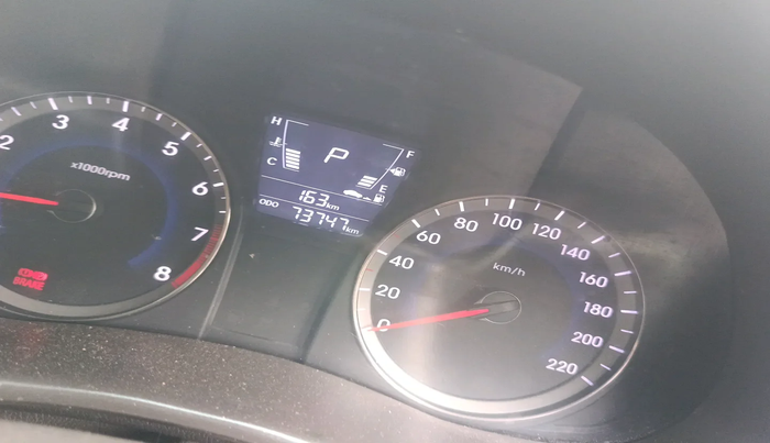 2016 Hyundai Verna 1.6 VTVT SX AT, Petrol, Automatic, 73,747 km, interior