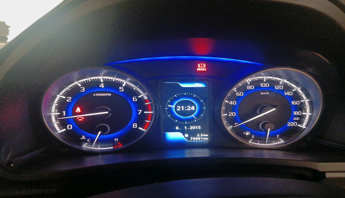 2016 Maruti Baleno ALPHA PETROL 1.2, Petrol, Manual, 70,601 km, interior