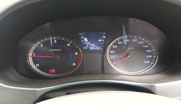 2014 Hyundai Verna FLUIDIC 1.6 CRDI SX, Diesel, Manual, 99,492 km, interior