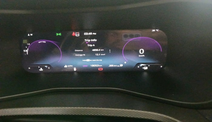 2023 Tata NEXON FEARLESS S 1.2 REVOTRON 6 MT DT, Petrol, Manual, 18,052 km, interior