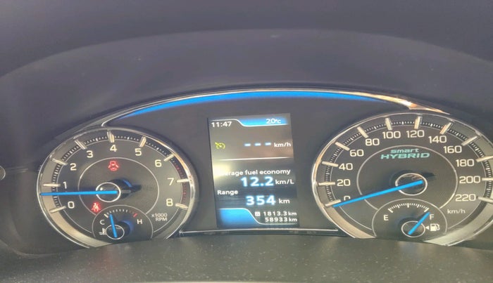 2019 Maruti Ciaz DELTA 1.5 SHVS MT PETROL, Petrol, Manual, 58,933 km, interior