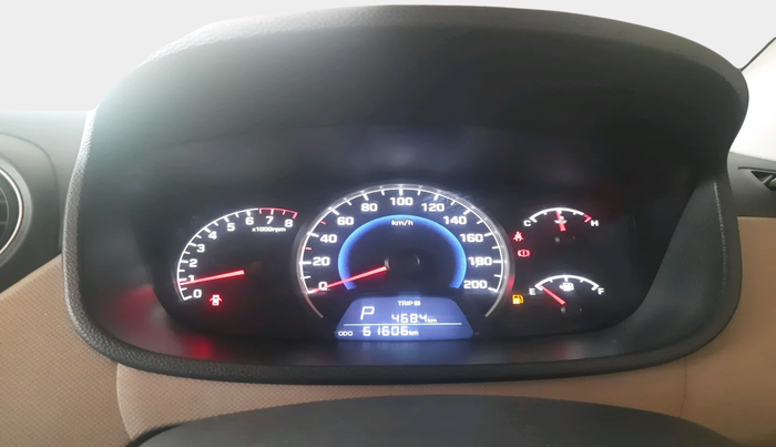 2017 Hyundai Grand i10 SPORTZ (O) AT 1.2 KAPPA VTVT, Petrol, Automatic, 61,606 km, interior