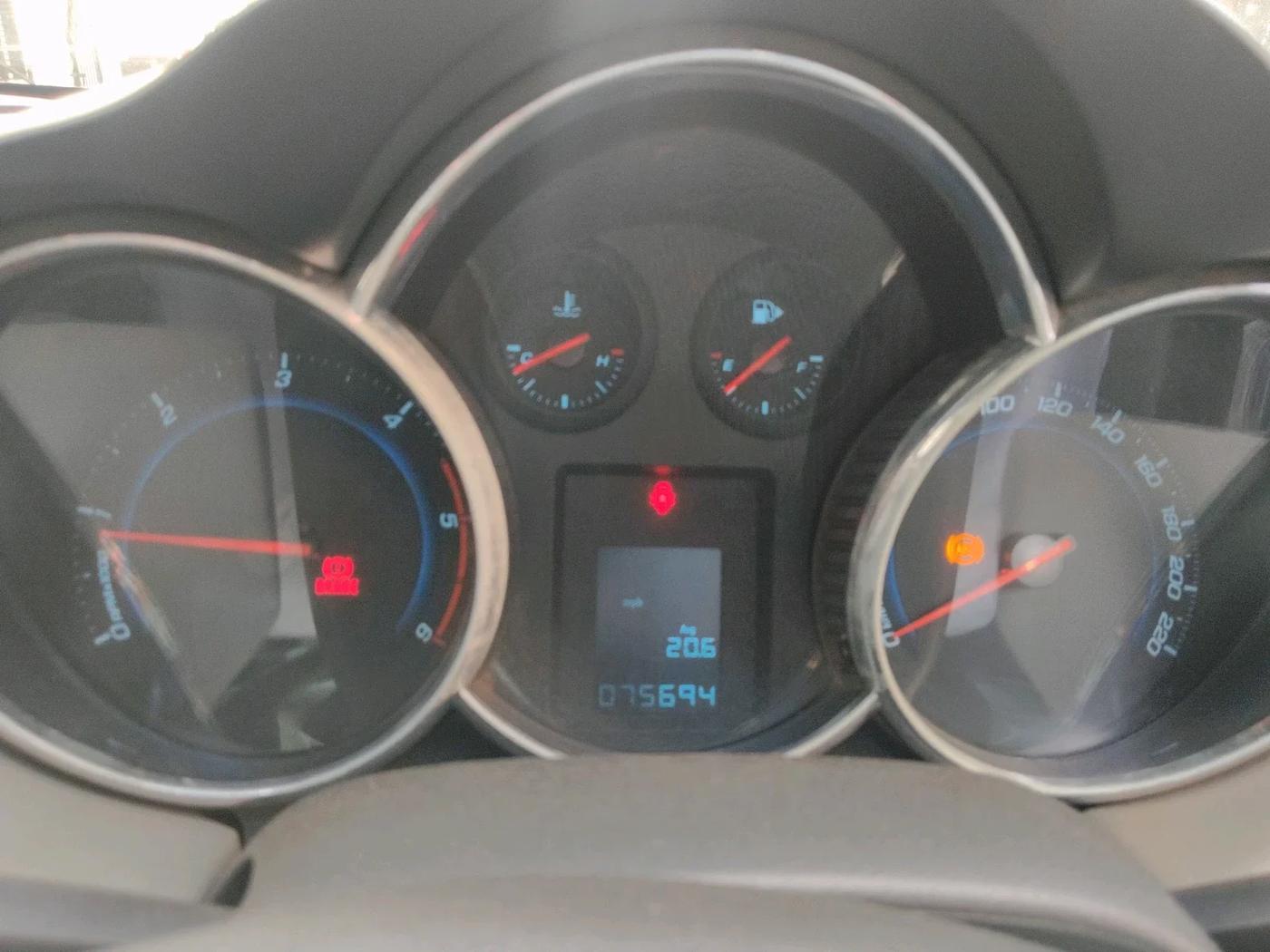 2012 Chevrolet Cruze LTZ, Diesel, Manual, 75,694 km, interior