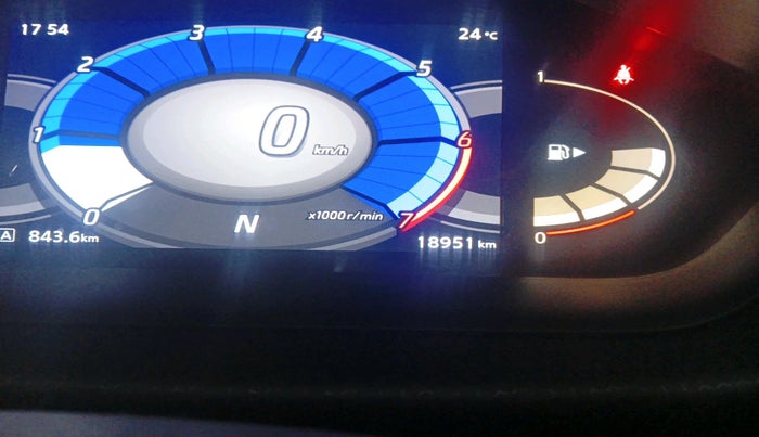 2024 Nissan MAGNITE XV Premium AMT, Petrol, Automatic, 18,951 km, interior