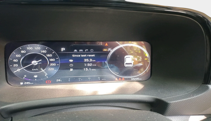 2024 KIA SONET GTX PLUS 1.5 DIESEL AT, Diesel, Automatic, 34,235 km, interior