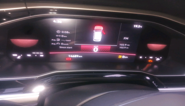 2023 Volkswagen VIRTUS TOPLINE TSI 1.0 MT, Petrol, Manual, 14,689 km, interior