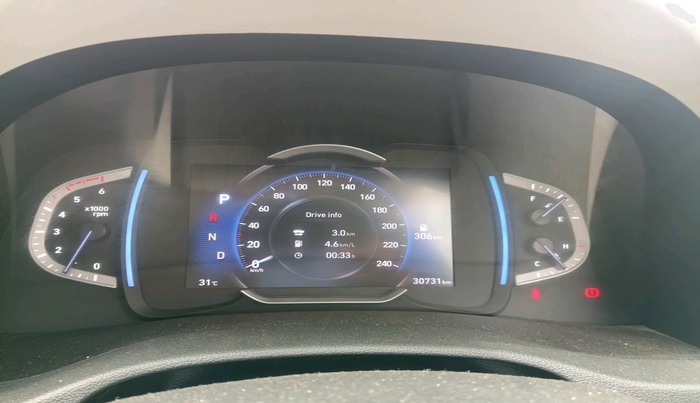 2022 Hyundai Creta SX (O) AT 1.5 DIESEL, Diesel, Automatic, 30,731 km, interior