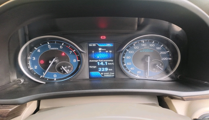 2021 Maruti Ertiga ZXI SHVS, Petrol, Manual, 50,863 km, interior