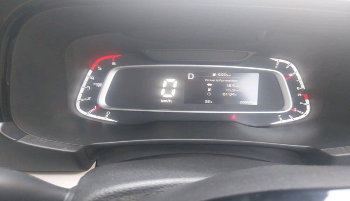 2022 KIA SONET HTX 1.5 AT, Diesel, Automatic, 26,684 km, interior