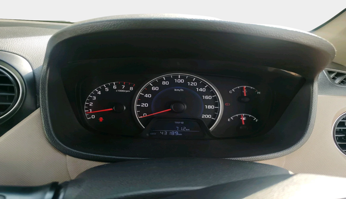 2016 Hyundai Grand i10 SPORTZ 1.2 KAPPA VTVT, Petrol, Manual, 43,189 km, interior