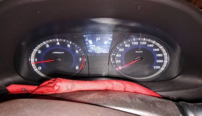 2014 Hyundai Verna FLUIDIC 1.6 VTVT SX AT, Petrol, Automatic, 73,240 km, interior