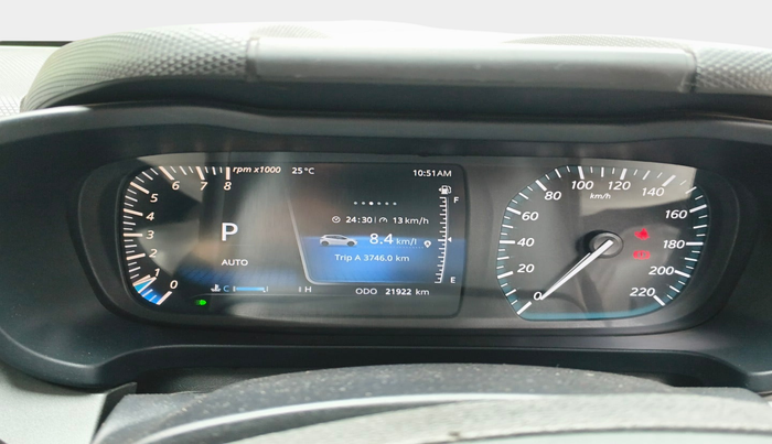 2022 Tata ALTROZ XZA, Petrol, Automatic, 21,922 km, interior