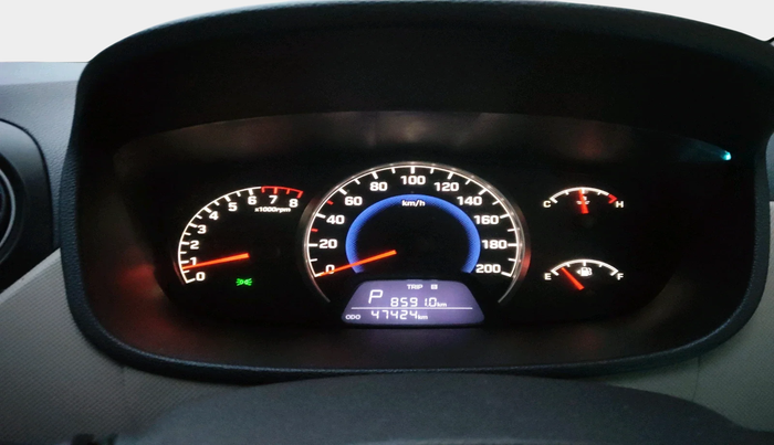 2017 Hyundai Grand i10 MAGNA AT 1.2 KAPPA VTVT, Petrol, Automatic, 47,424 km, interior