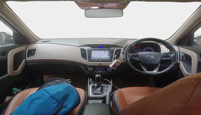 2017 Hyundai Creta SX PLUS AT 1.6 DIESEL, Diesel, Automatic, 1,45,832 km, interior