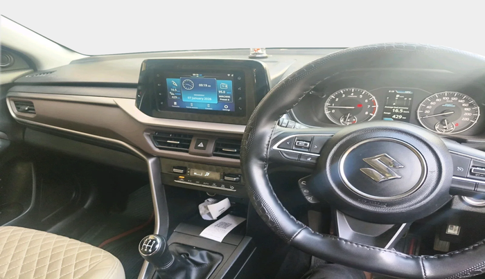 2022 Maruti BREZZA ZXI SMART HYBRID , Petrol, Manual, 36,420 km, interior