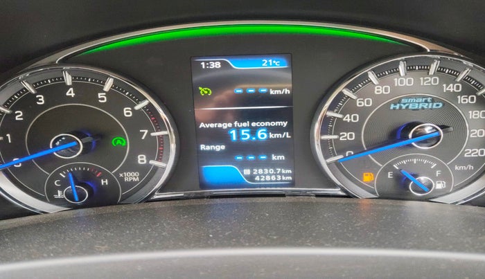 2019 Maruti Ciaz ALPHA 1.5 SHVS PETROL, Petrol, Manual, 42,863 km, interior