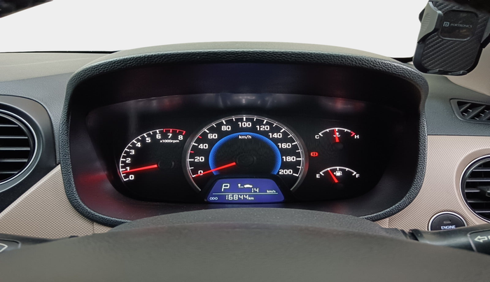 2016 Hyundai Grand i10 ASTA (O) AT 1.2 KAPPA VTVT, Petrol, Automatic, 16,844 km, interior