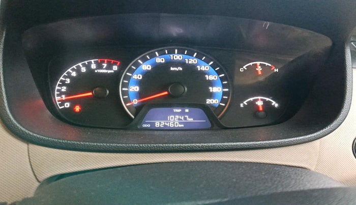 2016 Hyundai Xcent SX 1.2 (O), Petrol, Manual, 82,460 km, interior