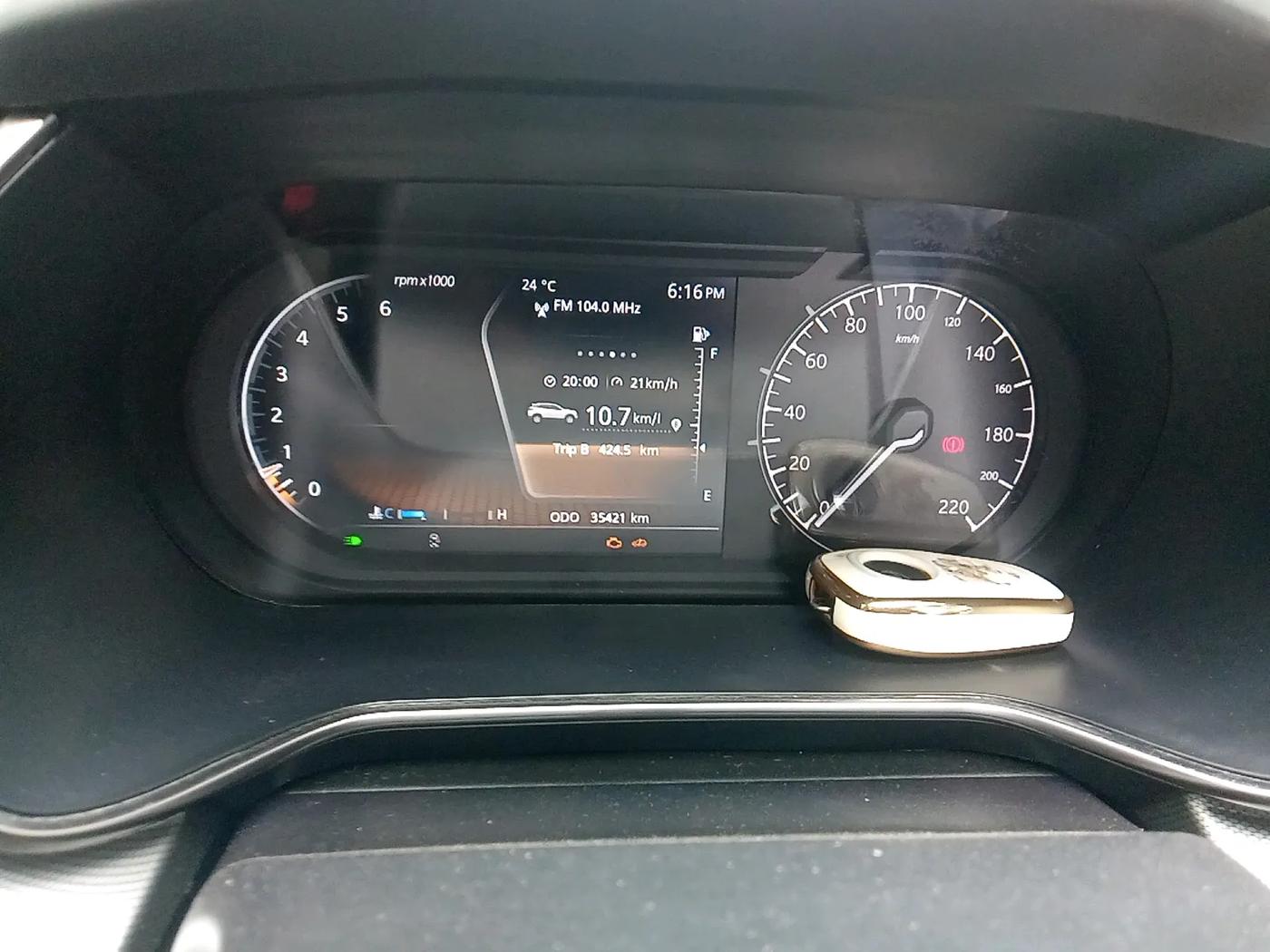 2019 Tata Harrier XZ 2.0L DARK EDITION, Diesel, Manual, 35,421 km, interior