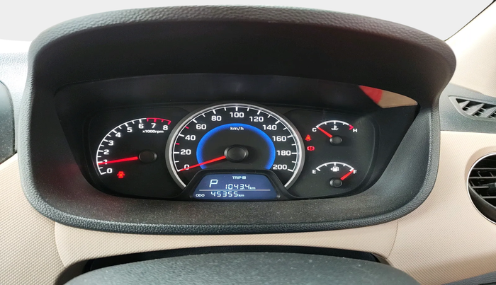 2018 Hyundai Grand i10 SPORTZ AT 1.2 KAPPA VTVT, Petrol, Automatic, 45,355 km, interior