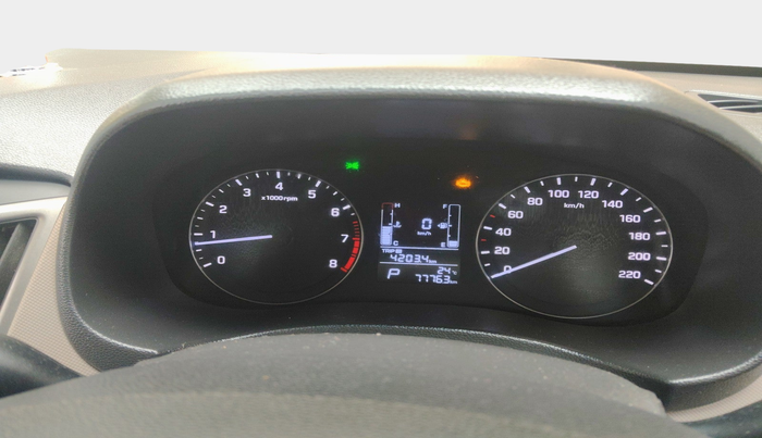 2016 Hyundai Creta SX PLUS AT 1.6 PETROL, Petrol, Automatic, 77,763 km, interior